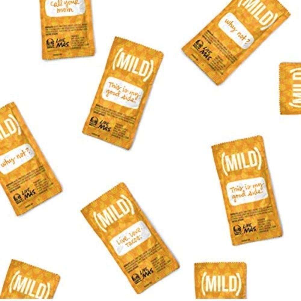 50 Taco Bell Mild Sauce Packets Each Will Feature Its Own Special Saying